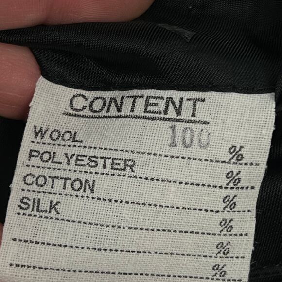 Men’s 41 L 100% Wool Sport Coat Micro Stripe 2 Button - Picture 8 of 8